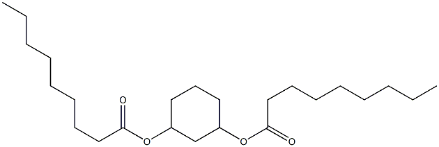 Dinonanoic acid 1,3-cyclohexanediyl ester Struktur