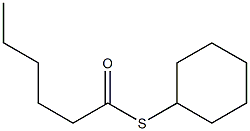 Pentane-1-thiocarboxylic acid S-cyclohexyl ester Struktur