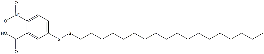 5-(Octadecyldithio)-2-nitrobenzoic acid Struktur