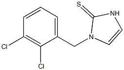 1-(2,3-Dichlorobenzyl)-1H-imidazole-2(3H)-thione Struktur