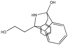 10-Hydroxy-5-(2-hydroxyethyl)-10,11-dihydro-5H-dibenzo[a,d]cyclohepten-5,10-imine Struktur