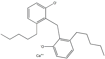 Calcium 2,2'-methylenebis(3-pentylphenoxide) Struktur