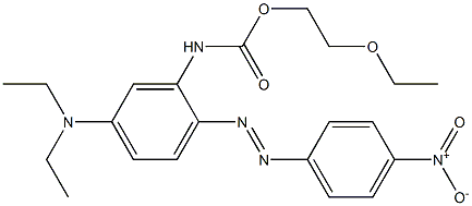 [5-Diethylamino-2-(p-nitrophenylazo)phenyl]carbamic acid 2-ethoxyethyl ester Struktur