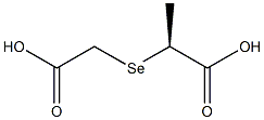 [S,(-)]-2-[(Carboxymethyl)seleno]propionic acid Struktur