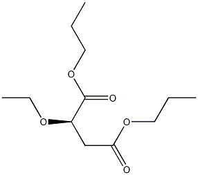 [R,(+)]-Ethoxysuccinic acid dipropyl ester Struktur