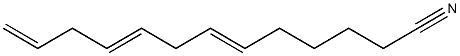 6,9,12-Tridecatrienenitrile Struktur