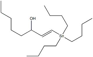 (E)-1-(Tributylstannyl)-1-octene-3-ol Struktur