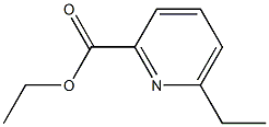 6-Ethylpyridine-2-carboxylic acid ethyl ester Struktur