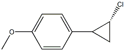 1-[(2R)-2-Chlorocyclopropyl]-4-methoxybenzene Struktur