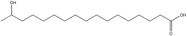 16-Hydroxyheptadecanoic acid Struktur