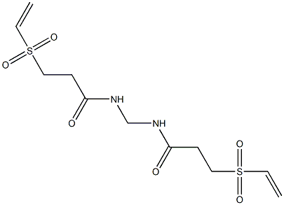 N,N'-Methylenebis(3-vinylsulfonylpropionamide) Struktur