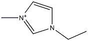 1-Ethyl-3-methylimidazolium Struktur