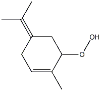 p-Mentha-1,4(8)-dien-6-yl hydroperoxide Struktur