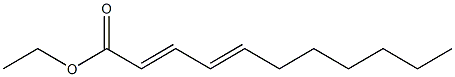 (2E,4E)-2,4-Undecadienoic acid ethyl ester Struktur