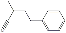 2-Methyl-4-phenylbutyronitrile Struktur