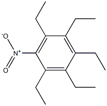 Nitropentaethylbenzene Struktur