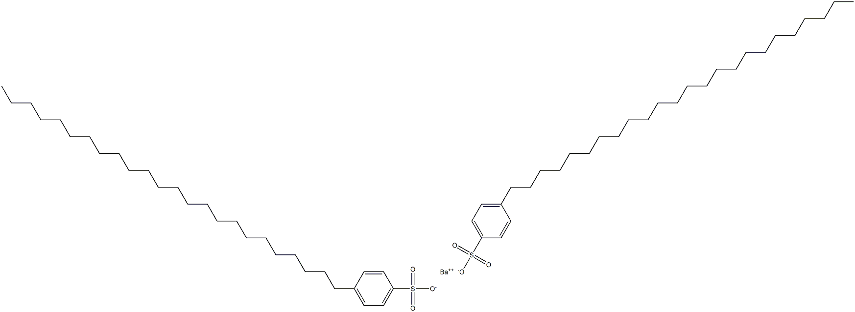 Bis(4-tetracosylbenzenesulfonic acid)barium salt Struktur