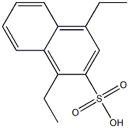 1,4-Diethyl-2-naphthalenesulfonic acid Struktur