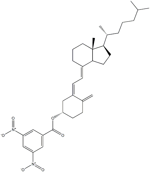 Cholecalciferol (3,5-dinitrobenzoate) Struktur