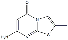 7-Amino-2-methyl-5H-thiazolo[3,2-a]pyrimidin-5-one Struktur