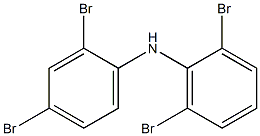 2,4-Dibromophenyl 2,6-dibromophenylamine Struktur