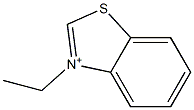 3-Ethylbenzothiazolium Struktur