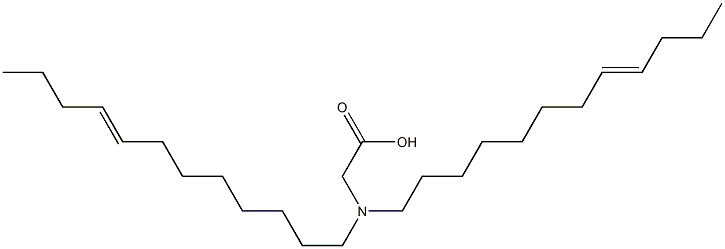 N,N-Di(8-dodecenyl)glycine Struktur