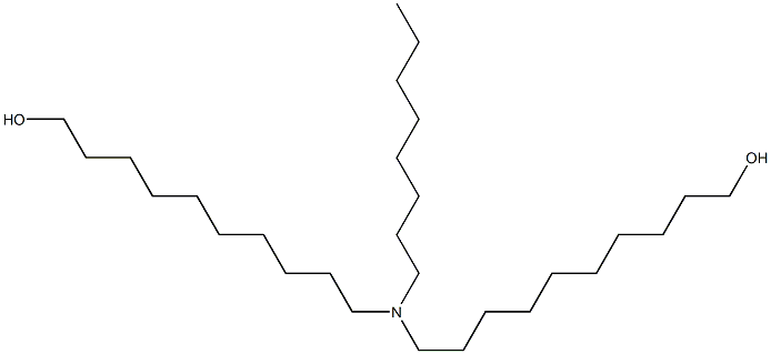 10,10'-(Octylimino)bis(1-decanol) Struktur