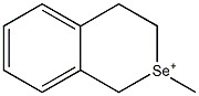 3,4-Dihydro-2-methyl-1H-2-benzoselenin-2-ium Struktur