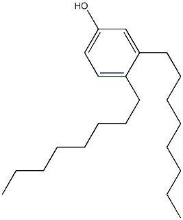 3,4-Dioctylphenol Struktur