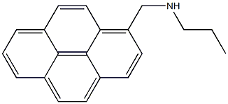 N-Propylpyrene-1-methaneamine Struktur