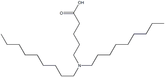 5-(Dinonylamino)valeric acid Struktur