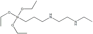 3-(Triethoxysilyl)-N-[2-(ethylamino)ethyl]propan-1-amine Struktur