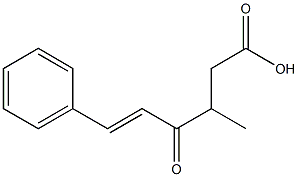 3-Methyl-4-oxo-4-(trans-styryl)butanoic acid Struktur