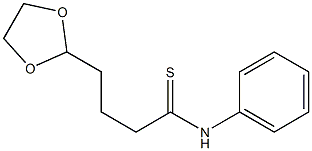 2-[4-Thioxo-4-(phenylamino)butyl]-1,3-dioxolane Struktur