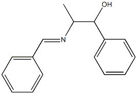 2-(Benzylideneamino)-2-methyl-1-phenylethanol Struktur