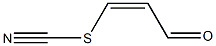 (Z)-3-Thiocyanatopropenal Struktur