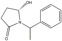 1-[(S)-1-(Phenyl)ethyl]-5-hydroxypyrrolidin-2-one Struktur