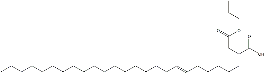 2-(6-Tetracosenyl)succinic acid 1-hydrogen 4-allyl ester Struktur