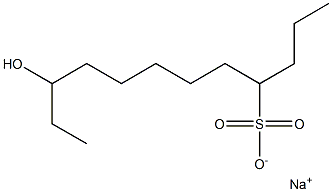 10-Hydroxydodecane-4-sulfonic acid sodium salt Struktur