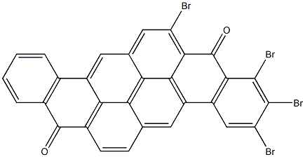 7,9,10,11-Tetrabromo-8,16-pyranthrenedione Struktur