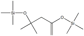 2,4-Bis[(trimethylsilyl)oxy]-4-methyl-1-pentene Struktur