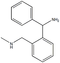 2-[(Amino)(phenyl)methyl]-N-methylbenzenemethanamine Struktur