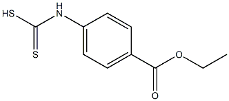 N-[4-(Ethoxycarbonyl)phenyl]dithiocarbamic acid Struktur