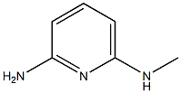 2-Amino-6-(methylamino)pyridine Struktur