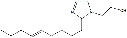 2-(5-Nonenyl)-3-imidazoline-1-ethanol Struktur