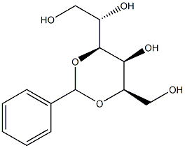 2-O,4-O-Benzylidene-L-glucitol Struktur