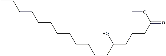 5-Hydroxyheptadecanoic acid methyl ester Struktur