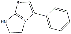 6,7-Dihydro-3-phenyl-5H-imidazo[2,1-b]thiazol-4-ium Struktur