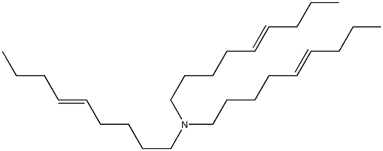 Tri(5-nonenyl)amine Struktur